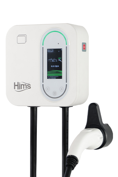 Hims Hims HCDKB-22 22kw Destekli 5m Kablolu Smart Beyaz Elektrikli Araç Şarj İstasyonu